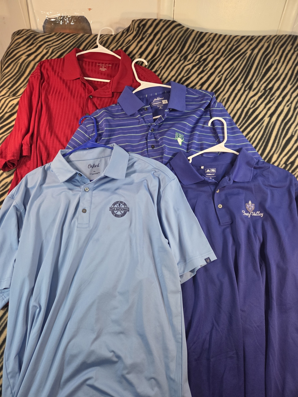 Lot of 4 Men's XL Performance Golf Polos